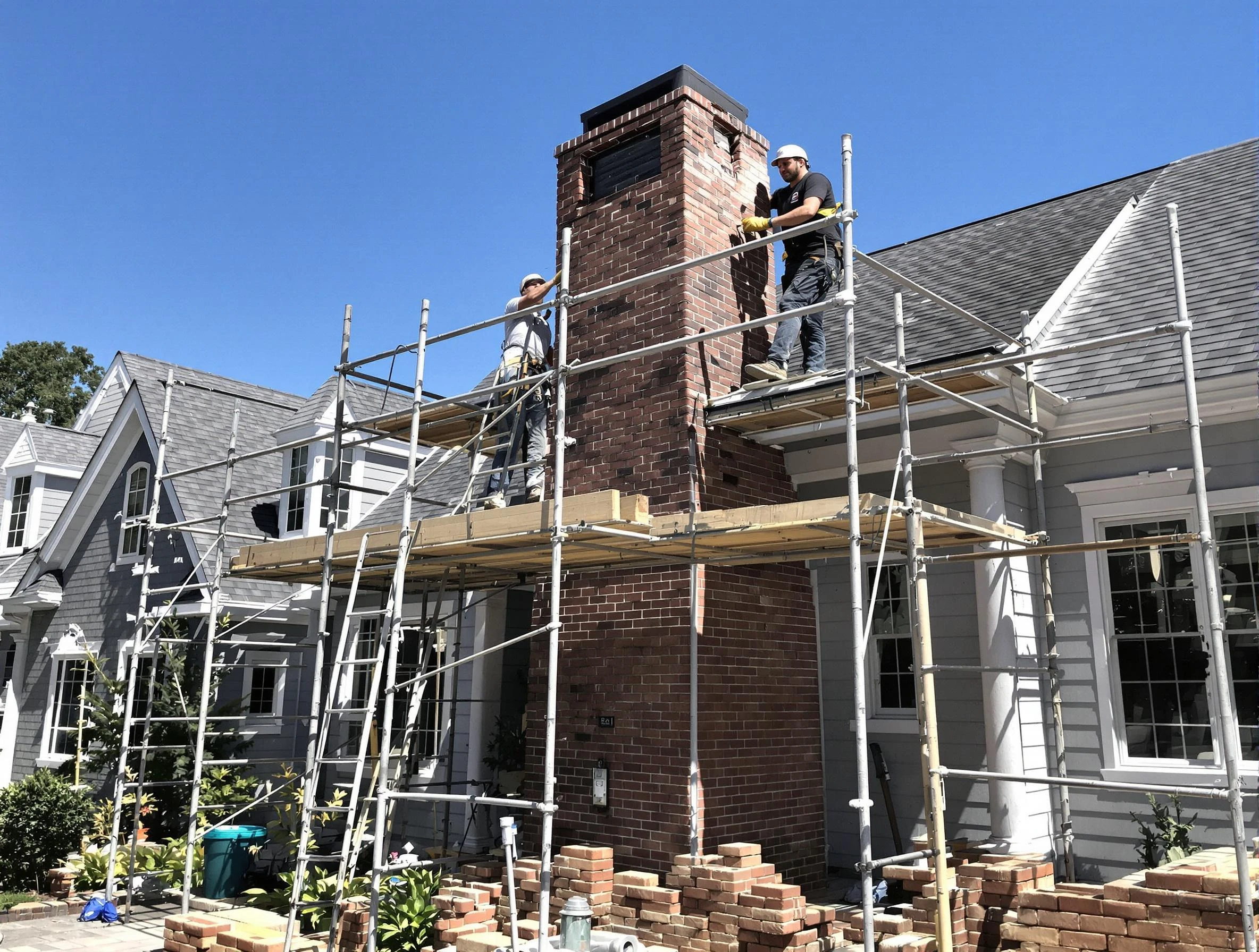 Chimney Rebuilding in Hillside