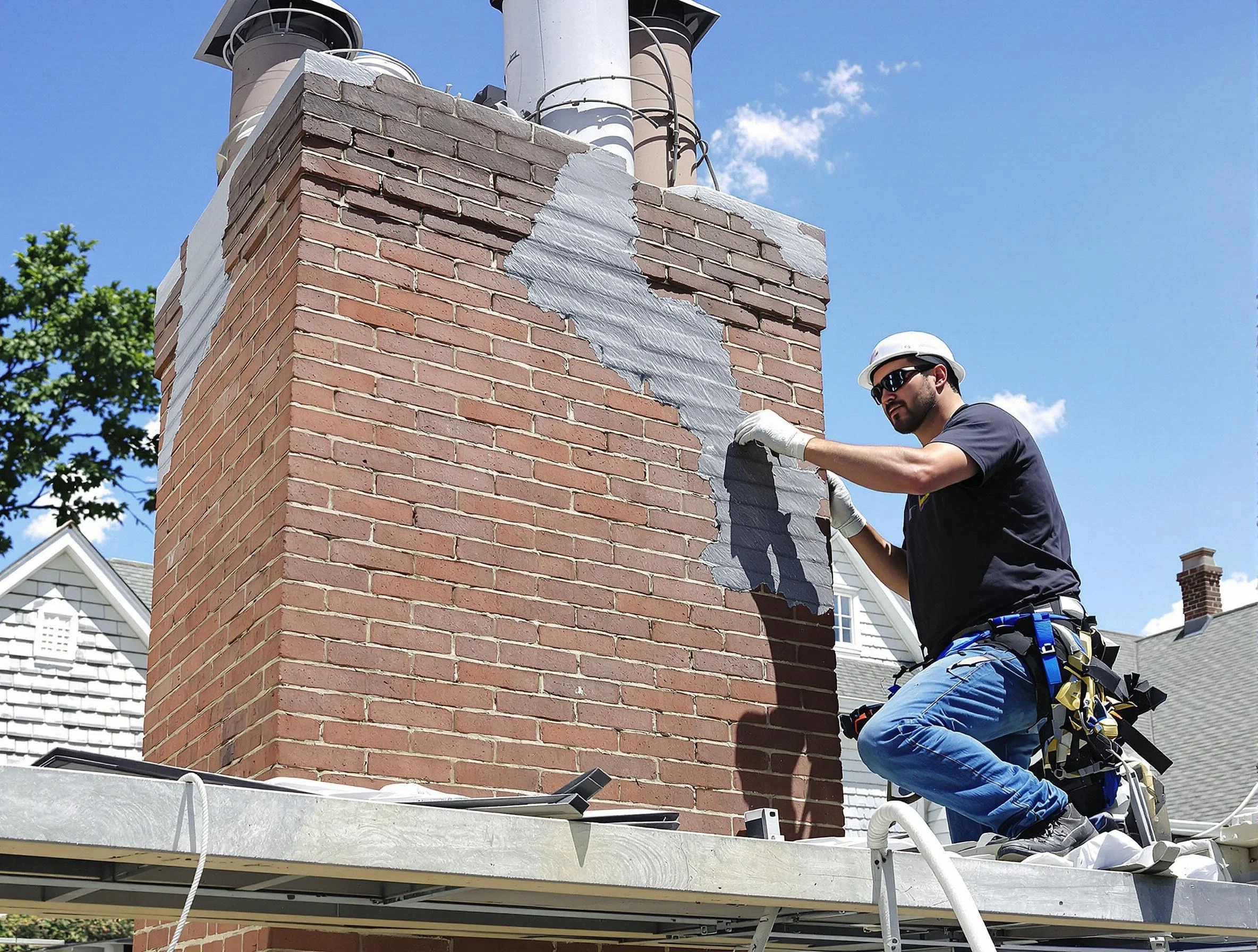 Chimney Restoration in Hillside