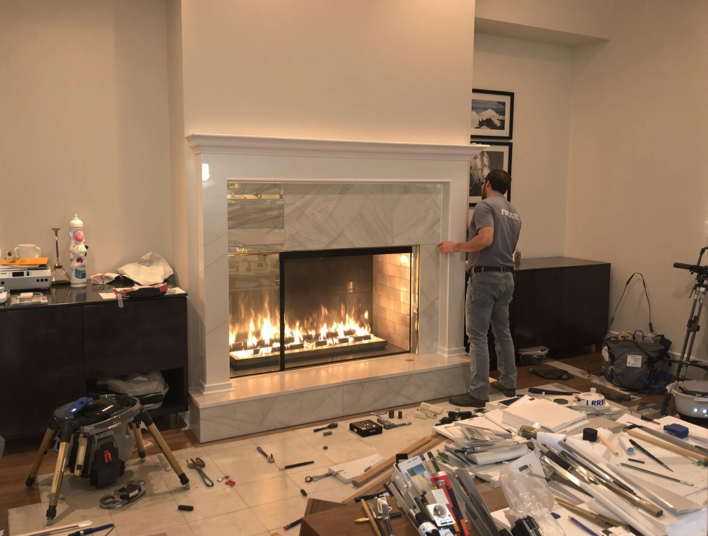 Fireplace Installation in Hillside