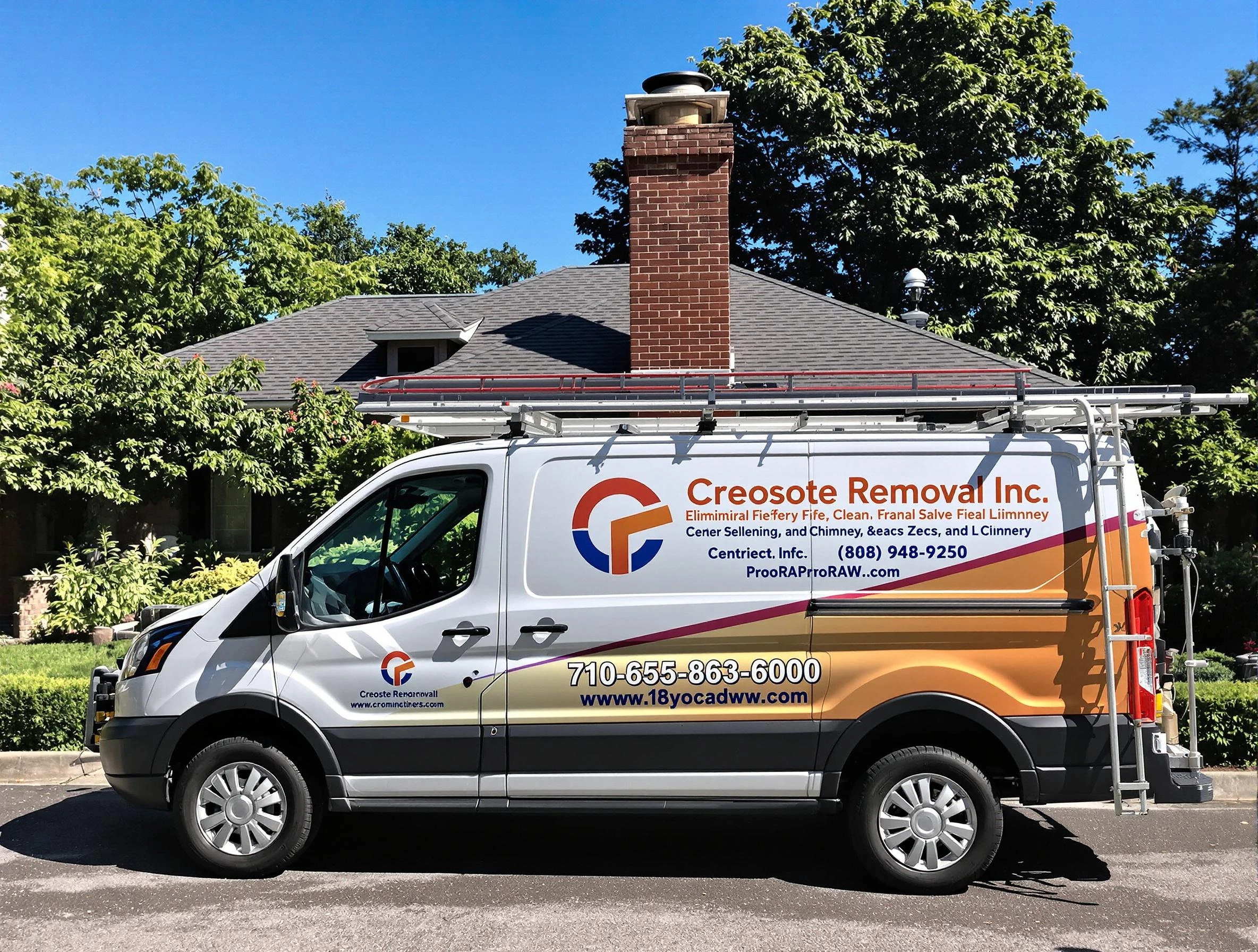 Hillside Chimney Sweep technician removing creosote safely in Hillside, NJ